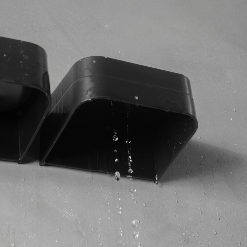 Jabonera de baño para pared con adhesivo Blanco