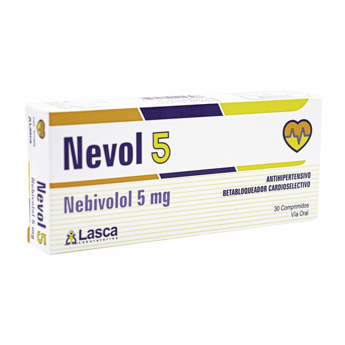 NEVOL 5 MG. CJ X 30 COMP. única