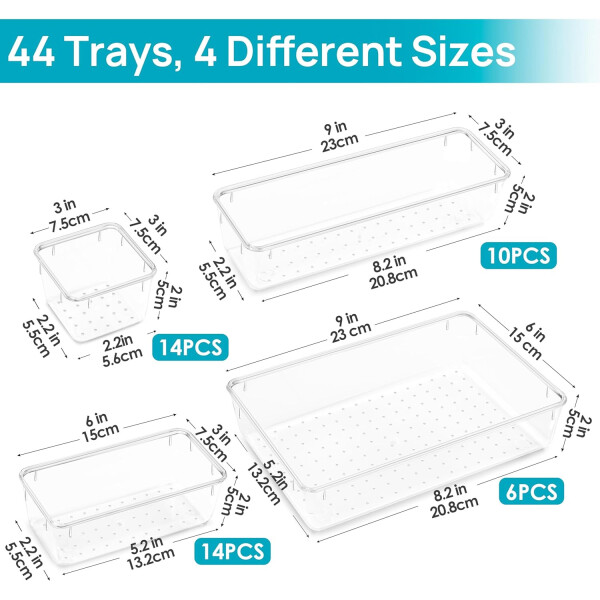 Organizador X44 Cajones Apilable Contenedor Recipiente Multiuso Caja Acrilico Maquillaje Cocina Baño Alacena Utensilios Imback Organizador X44 Cajones Apilable Contenedor Recipiente Multiuso Caja Acrilico Maquillaje Cocina Baño Alacena Utensilios Imback