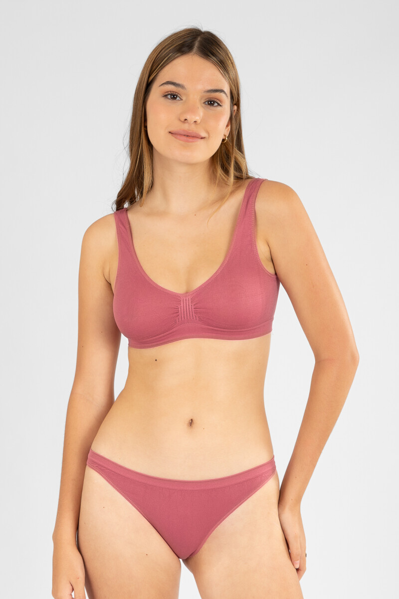 Soutien bretel ancho prili Rosado