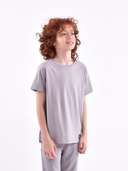 REMERA FELIPE TEEN GRIS OSCURO