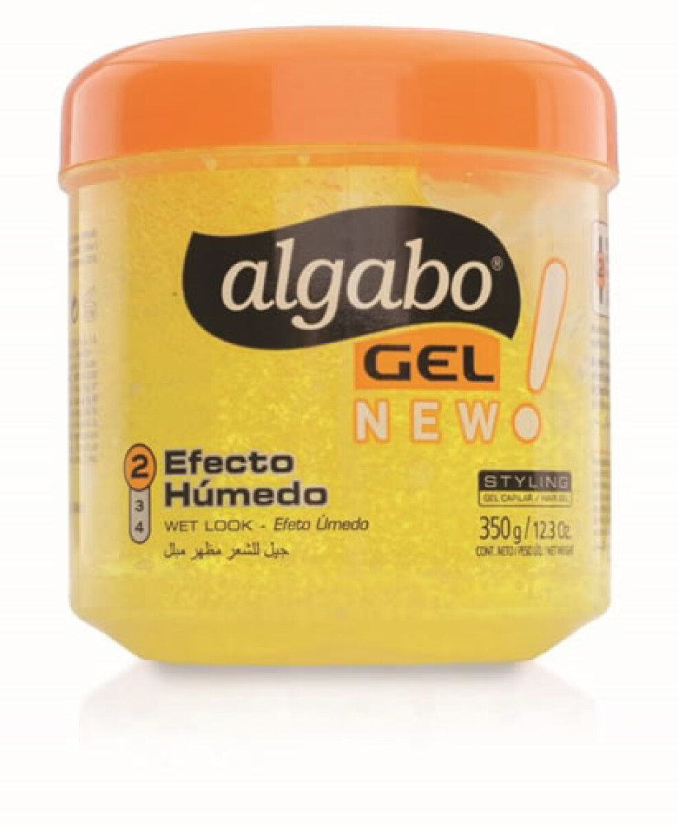 Algabo Gel Capilar Efecto Húmedo 350g | Brillo Natural y Definición