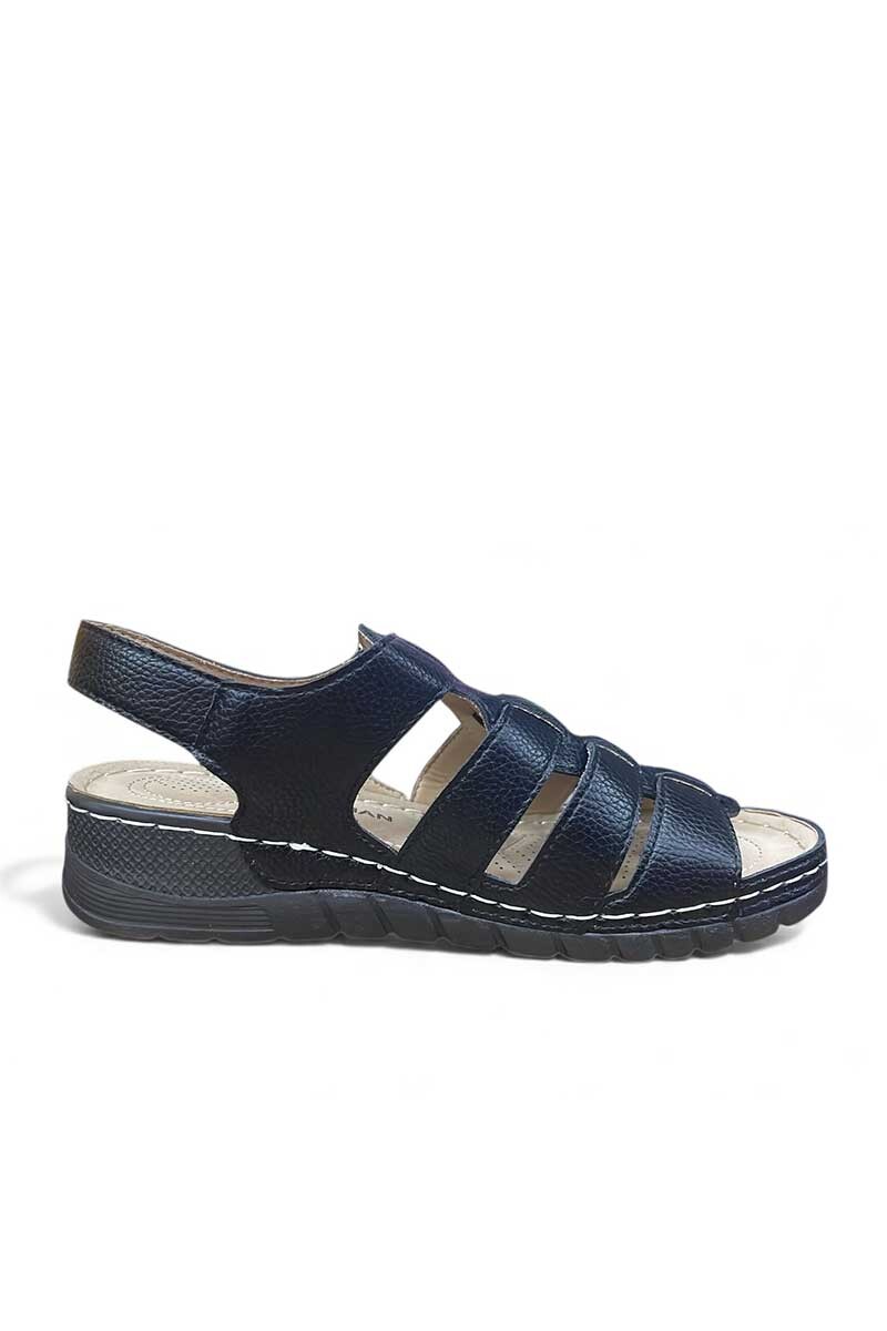 SANDALIA PULLMAN 3 TIRAS 847-3 Negro