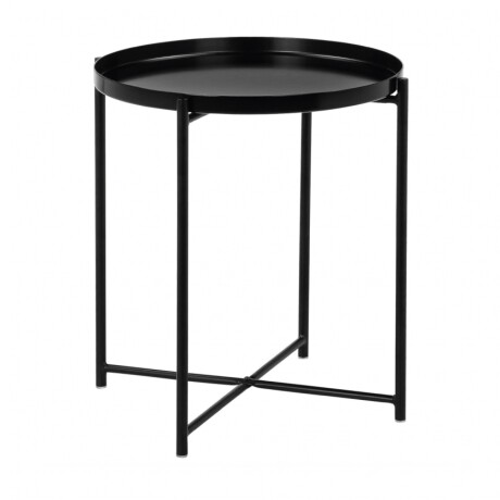 MESA RATONA REDONDA 45CM METALICA Mesa Ratona Redonda 45CM Metalica Negra
