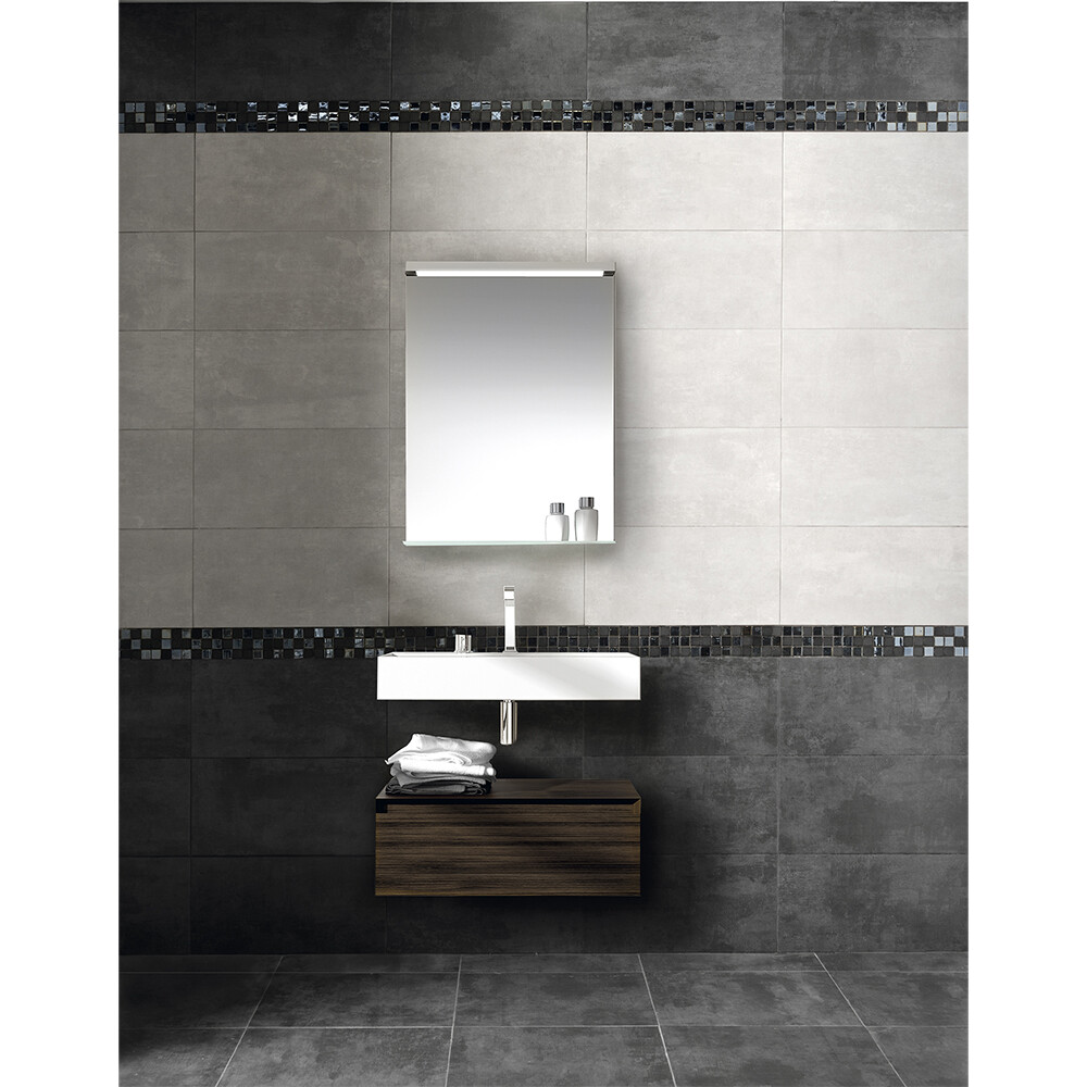 REVESTIMIENTO SMART GRIS "A" 25X50 CM Revestimiento Smart Gris "a" 25x50 Cm
