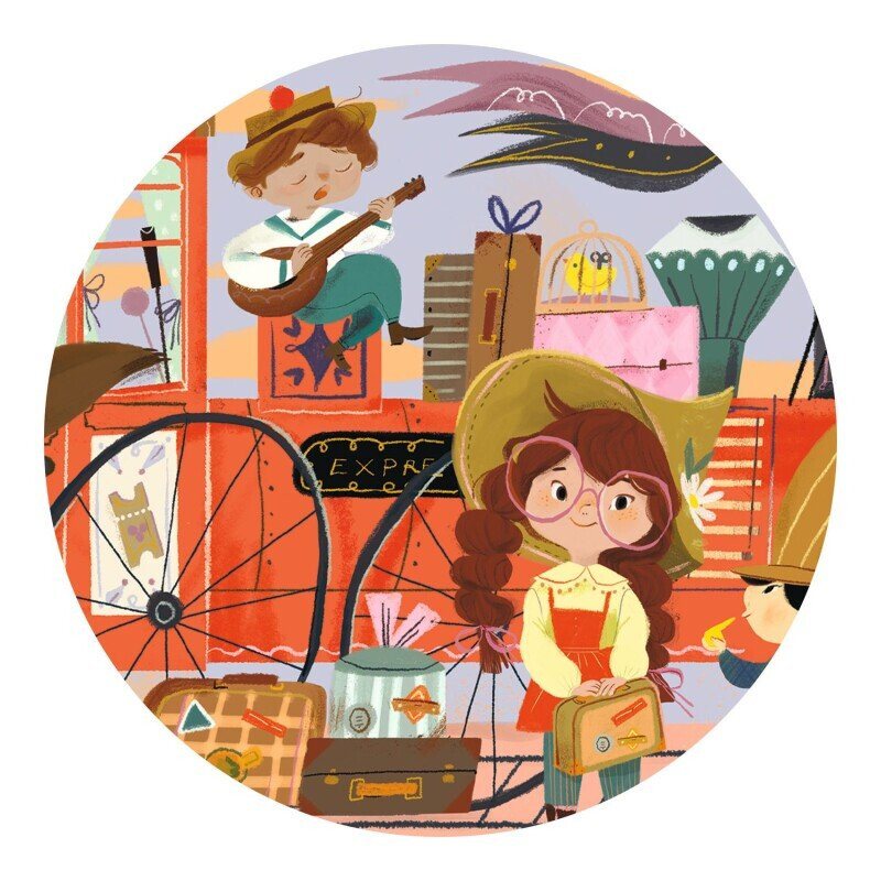 Puzzle Silueta Mia’s Journey Djeco Puzzle Silueta Mia’s Journey Djeco