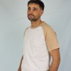 Remera Combinada Summer Beige
