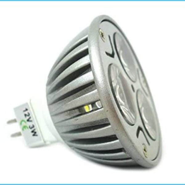 Lampara Led Dicroica 12V - 3W Luz Cálida Lampara Led Dicroica 12V - 3W Luz Cálida