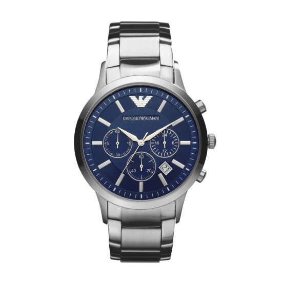 Reloj EMPORIO ARMANI RENATO Acero Plateado Esfera 43mm 0