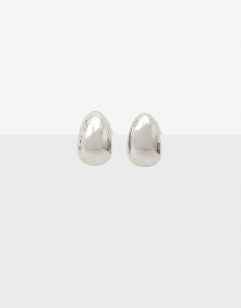 Aros Clips Metal Aros Clips De Metal Bold - Plateado Rodio