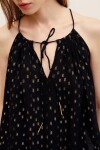 TOP HALTER GEO Negro