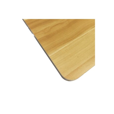 Mesa de comedor madera y hierro 120x80 Marrón claro,Negro