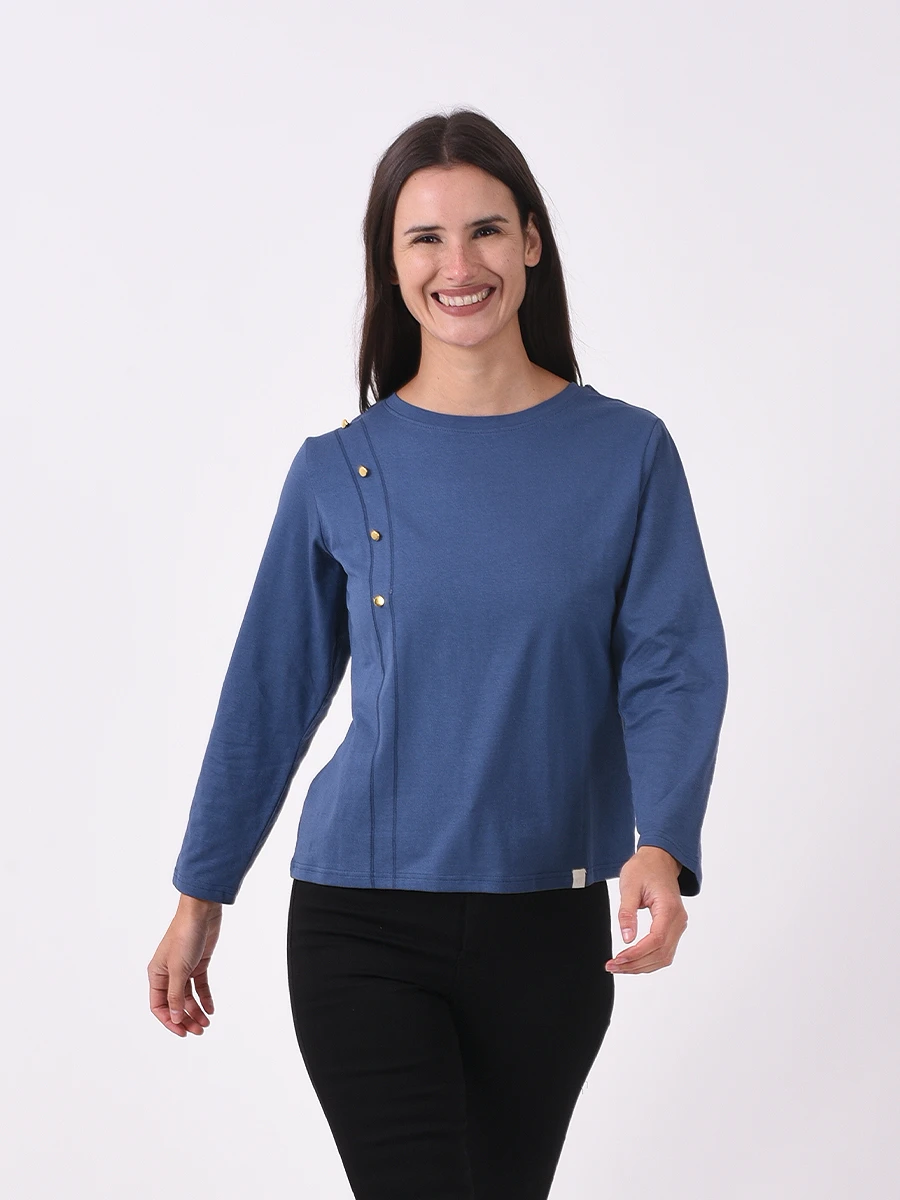 REMERA MAHALO - AZUL OSCURO 