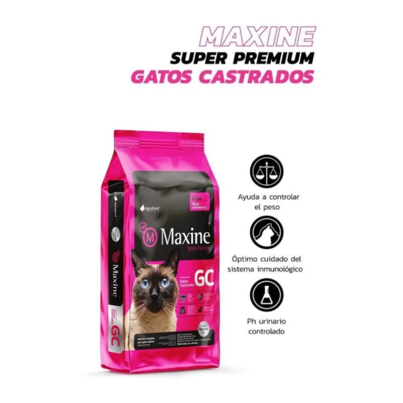 MAXINE GATOS CASTRADOS 3 KG