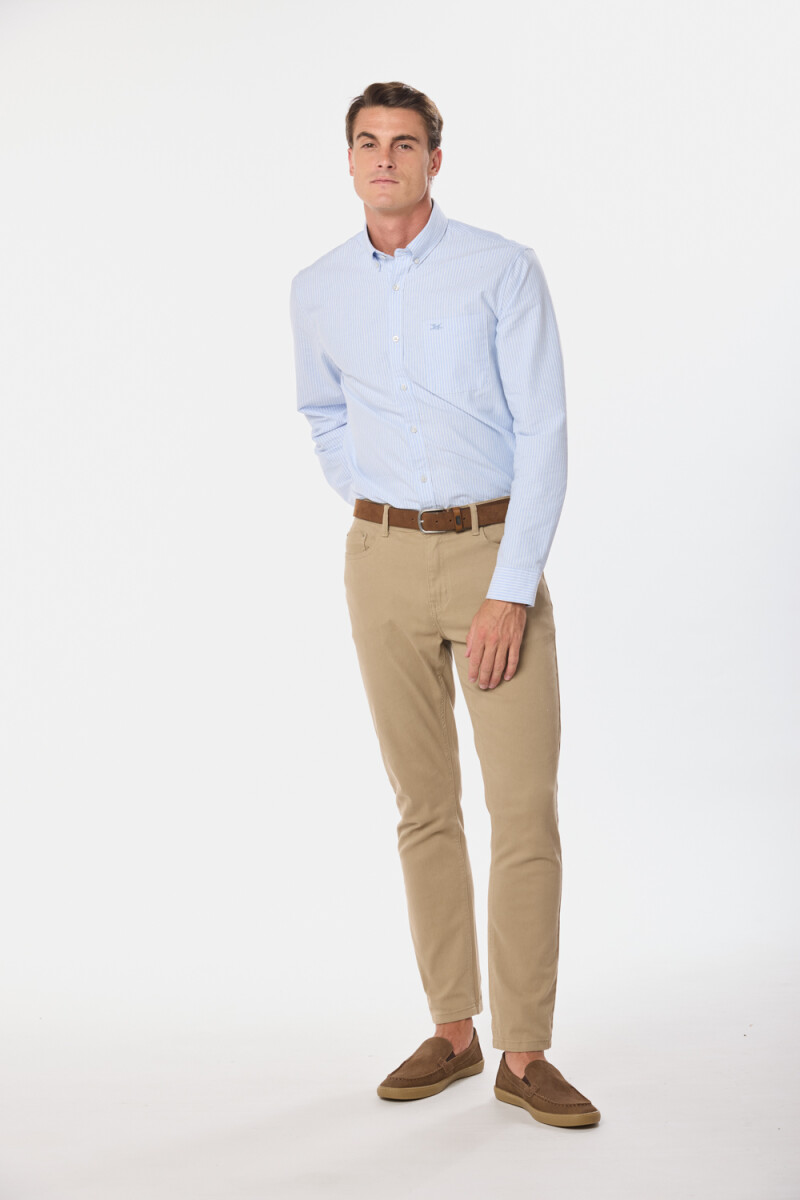 PANTALÓN 5 BOLSILLOS - Beige 