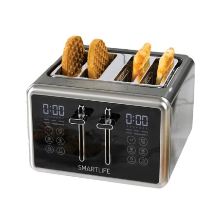 Tostadora Digital Para 4 Panes Smartlife SL-TOD1520 Tostadora Digital Para 4 Panes Smartlife SL-TOD1520