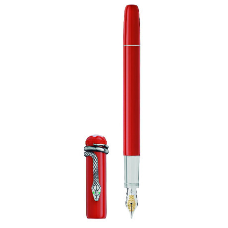 Pluma Montblanc Patrimonio Collection Rouge et noir Pluma Montblanc Patrimonio Collection Rouge et noir