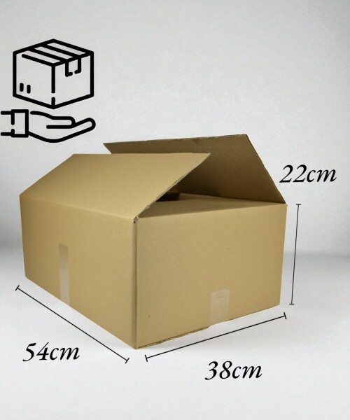 Caja aleta simple 54x38x22 cm. MADERA