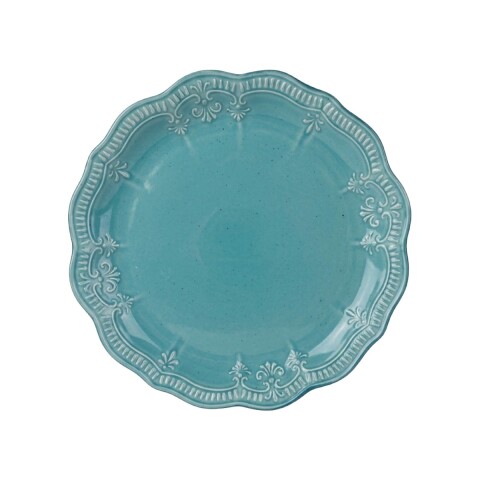 PLATO PLAYO CERAMICA VERDE 27.5CM Unica
