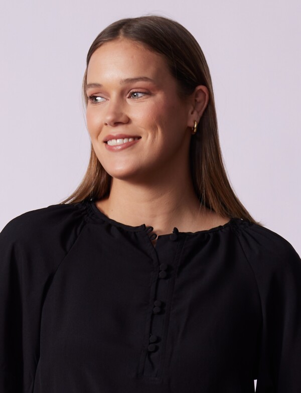 Blusa Gasa NEGRO