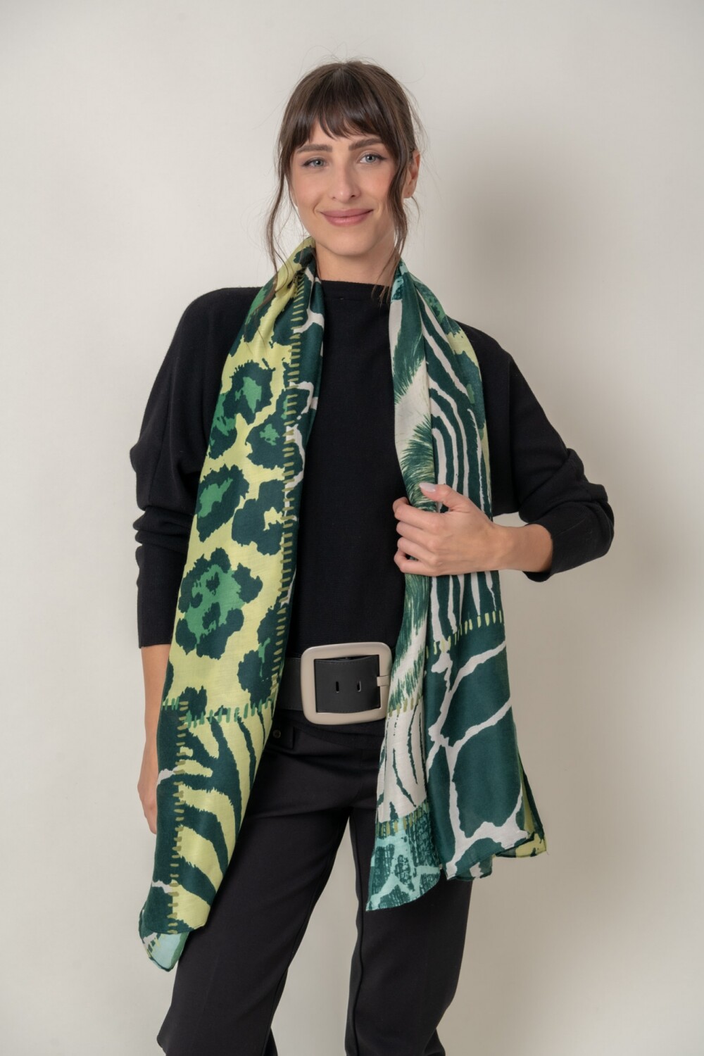 PAÑUELO MULTI PRINT Verde