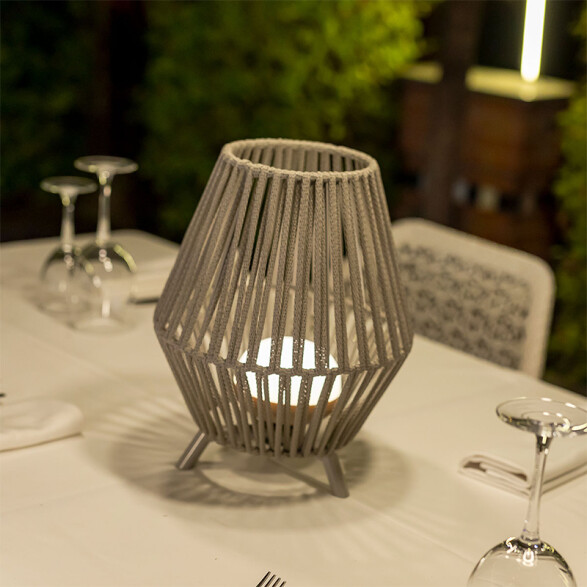 Portátil decorativa recargable control cálida IP54 NW0040