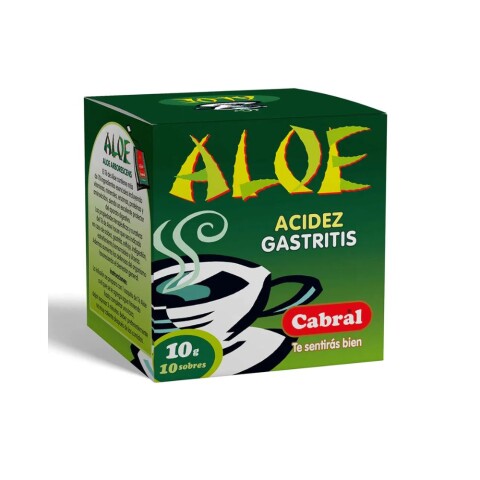 Té Aloe Cabral 10 Unidades Cabral Aloe X 10 Saq.
