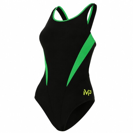 Malla de Baño Michael phelps Team Splice Comp Back Uv 50+ AZUL-NEGRO