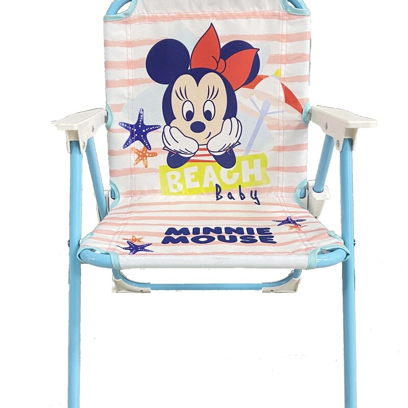 Silla Mickey y Minnie Plegable para Playa - Minnie Silla Mickey y Minnie Plegable para Playa - Minnie