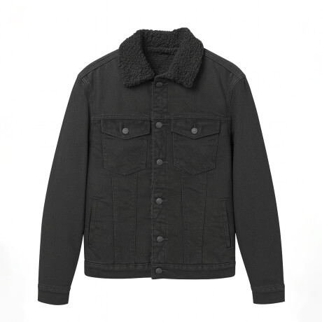 Campera Wrangler de Hombre - DENIM JACKET SHERPA - WM9742UR ELD