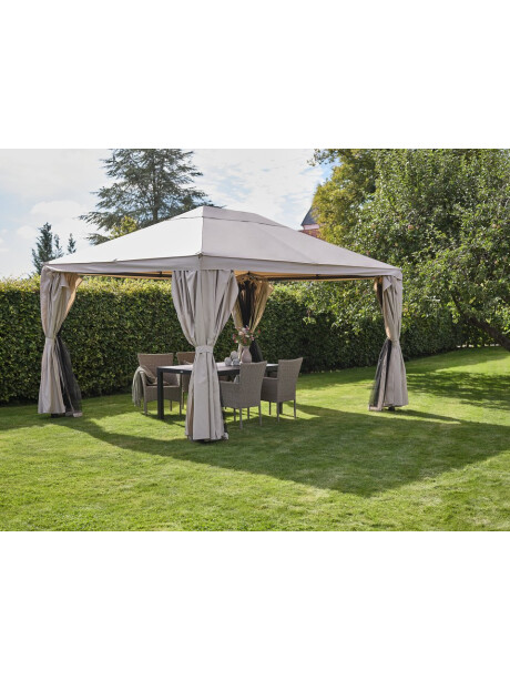 Gazebo NORDMARKA 3x4x2,78 m beige Gazebo NORDMARKA 3x4x2,78 m beige