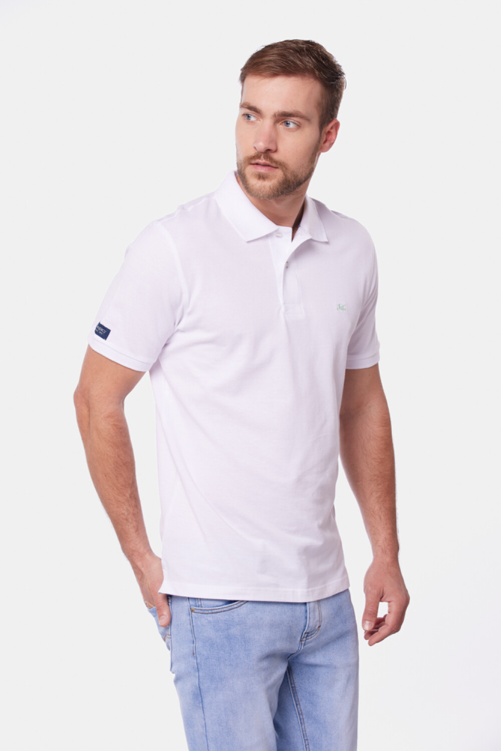 REMERA POLO PIQUE Blanco