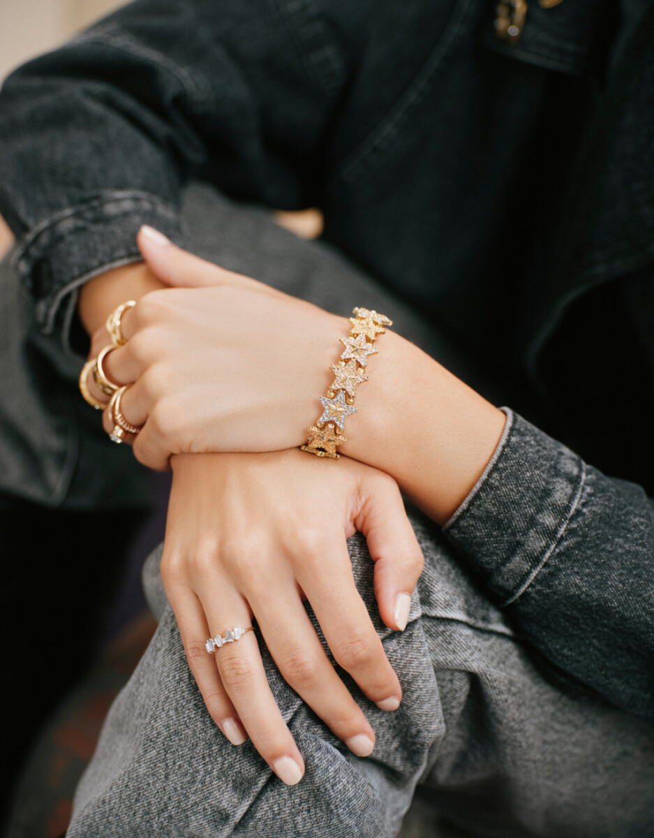 Pulsera Elástica Estrellas 