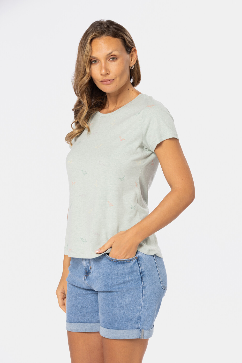 REMERA ESTAMPADA Verde