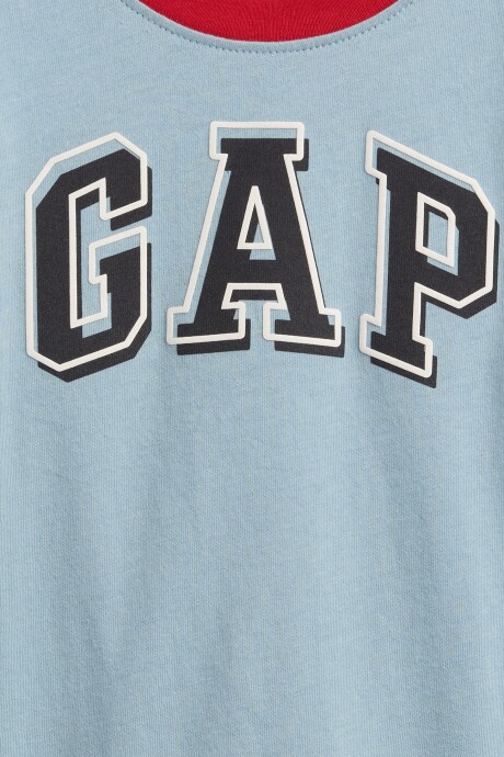 Remera Logo Gap Toddler Niño Blue Ice