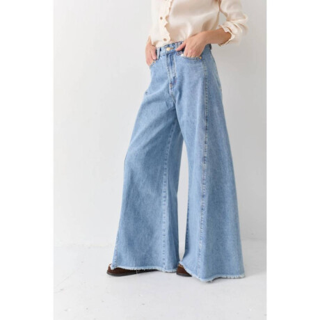 Jean Wide XL Celeste