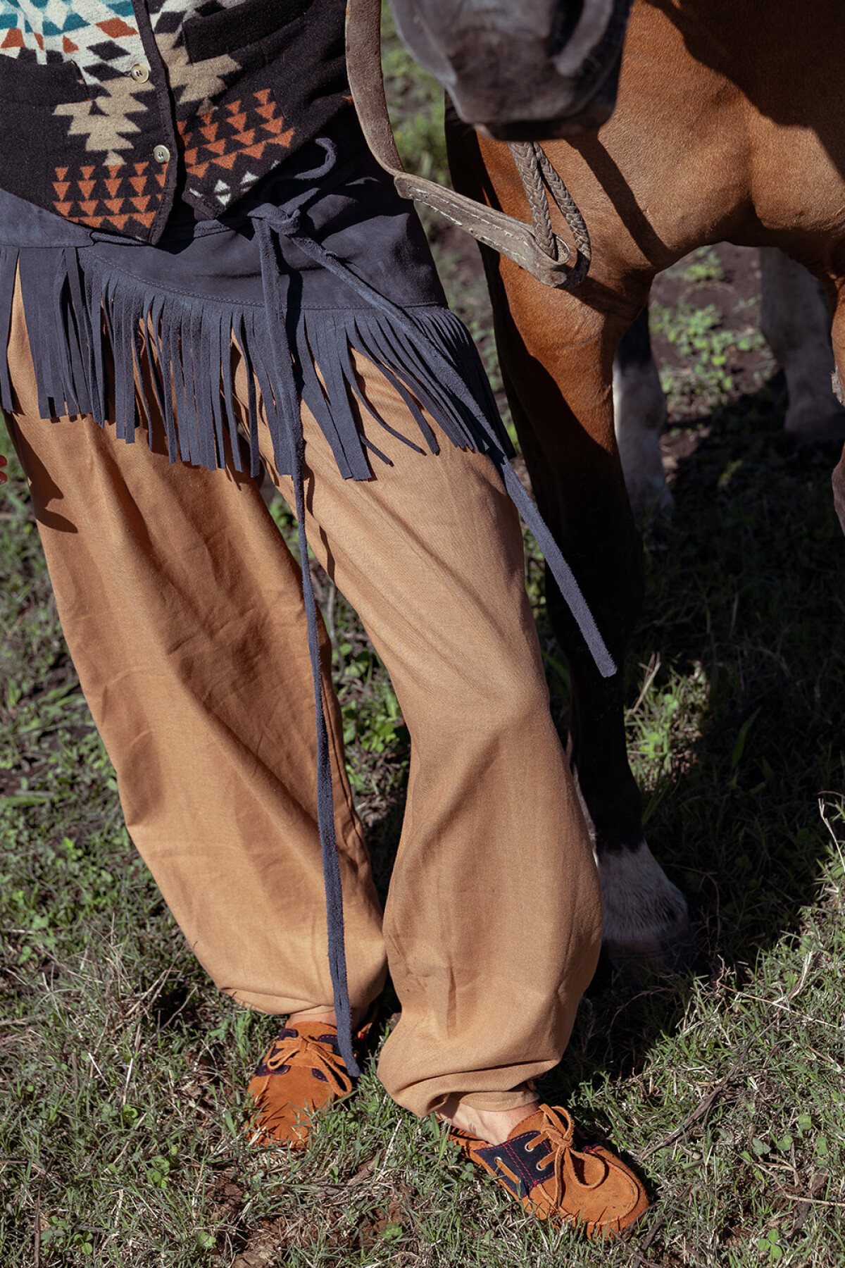 Folk Leather Culero Azul Marino