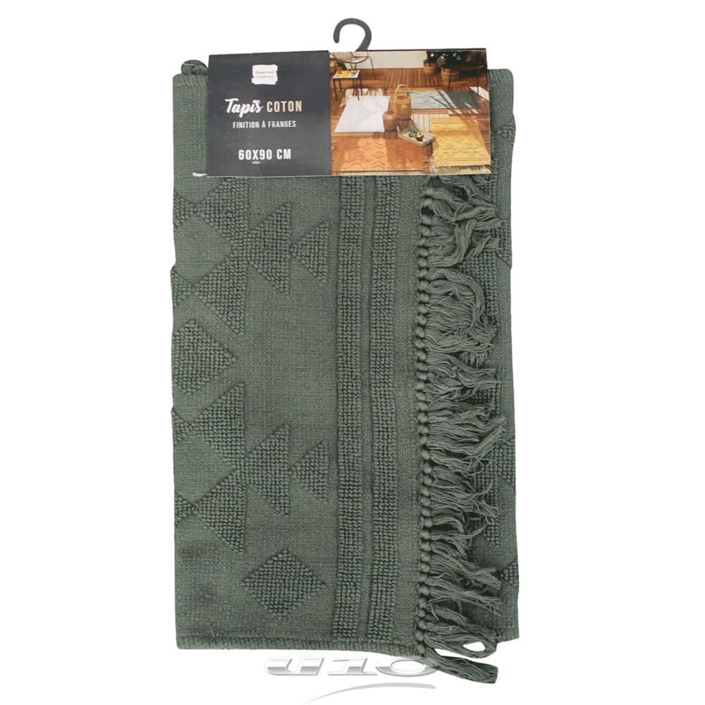 ALFOMBRA ALGODON NATURAL-BEIGE JAQCUARD