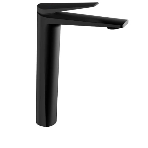 Grifería de lavatorio Monocomando Alto de mesada Chronos negro mate Grifería De Lavatorio Monocomando Alto De Mesada Chronos Negro Mate