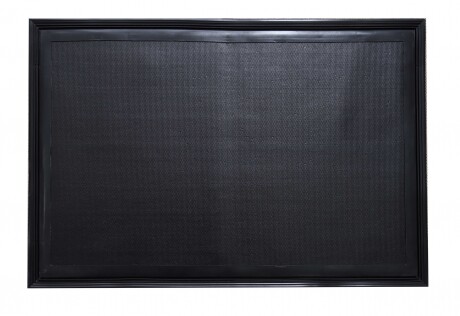 FELPUDO DRY & CLEAN 70100 FELPUDO DRY & CLEAN 3060 GRIS CON BORDE NEGRO 70X100CM