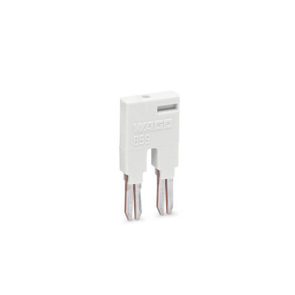 Puente para borne relé 2,5mm² 2 patas gris WG2210