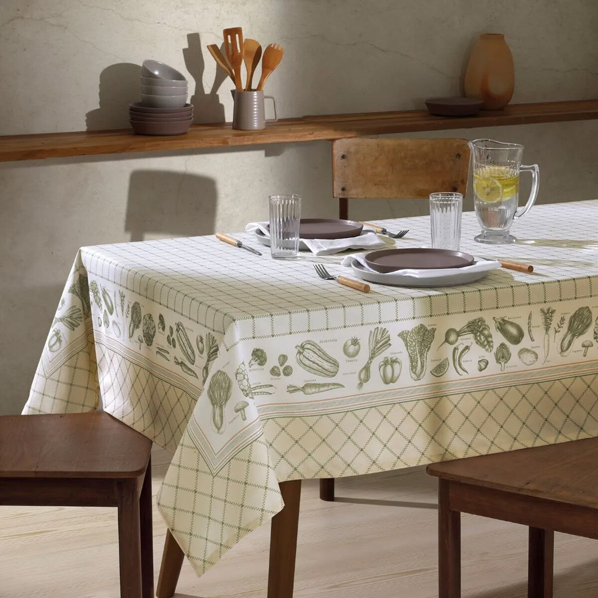 Mantel Rectangular Renova Dohler 160 x 270 cm - CHARLOTTE 