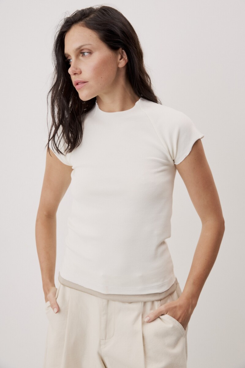 REMERA PILON Blanco