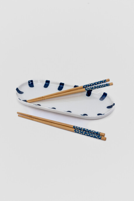Sushi Set 3 Pzas Color Unico