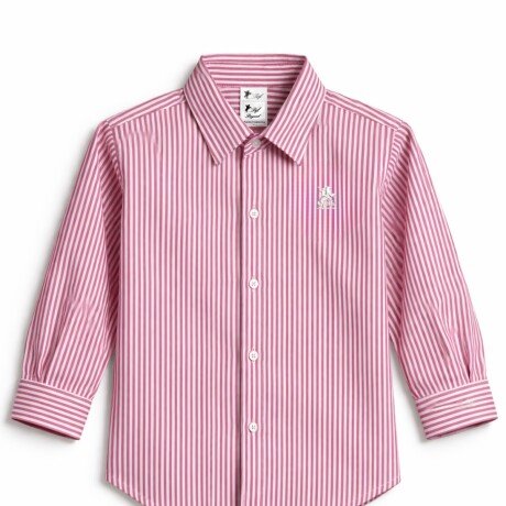 Camisa De Niño Rayas Violeta