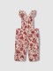 Pantalon Con Tirantes Piedra