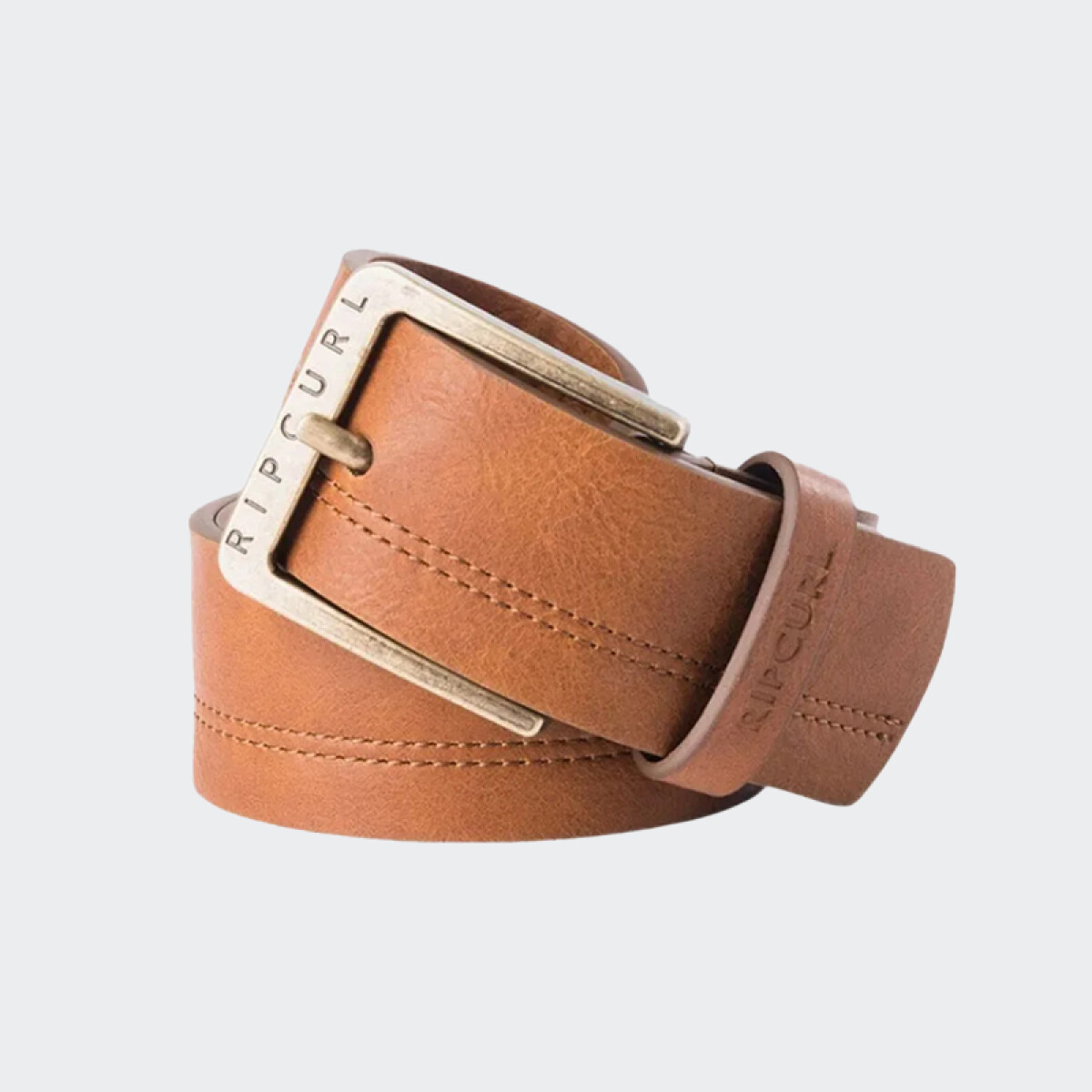 Cinto Rip Curl Double Stitch Pu Belt - Marrón 