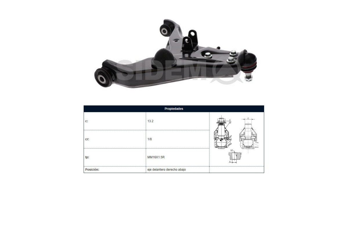 Parilla De Suspension Delantera Mitsubishi L200 15-25 Der Parilla De Suspension Delantera Mitsubishi L200 15-25 Der