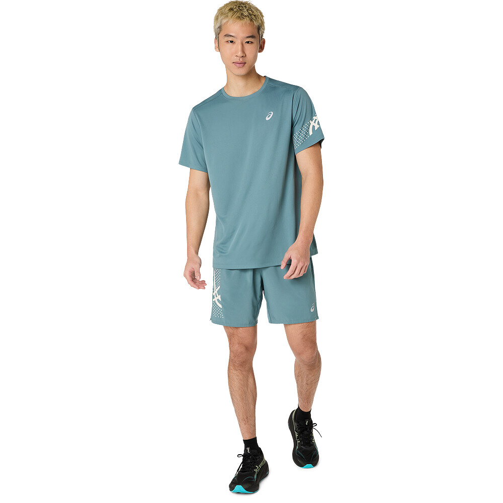 Polo Running Icon SS Top Hombre Foggy Teal