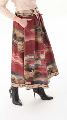 Falda Essence Bordó